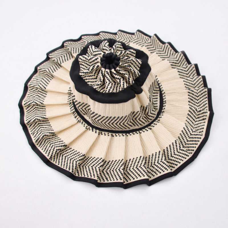 Foldable And Easy To Carry Versatile Straw Hat For Women - Lotus Lane
