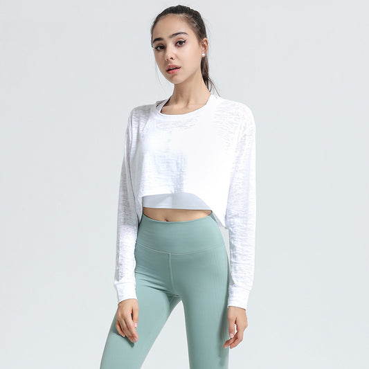 Long Sleeve Sports Top Light Breathable And Loose - Lotus Lane