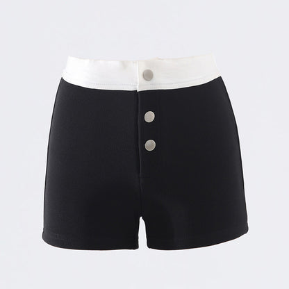 Women's Fashion Colorblock Casual Shorts - Lotus Lane