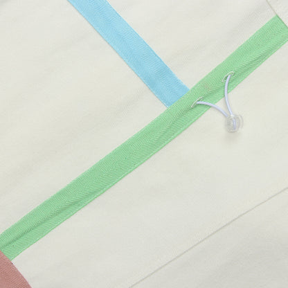 Ribbon Drawstring Stitching Jacket Men And Women - Lotus Lane