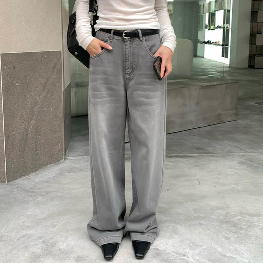 Spring Loose Temperament Wide-legged Versatile Trousers - Lotus Lane