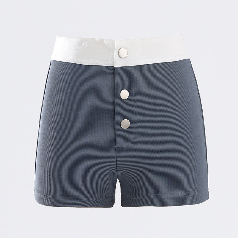 Women's Fashion Colorblock Casual Shorts - Lotus Lane