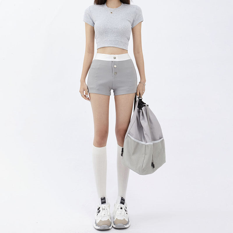 Women's Fashion Colorblock Casual Shorts - Lotus Lane